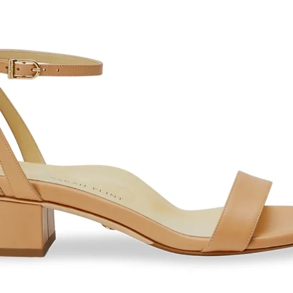 Perfect Block Sandal 30, Sand Calf leather, Size 38 - Picture 5 of 5